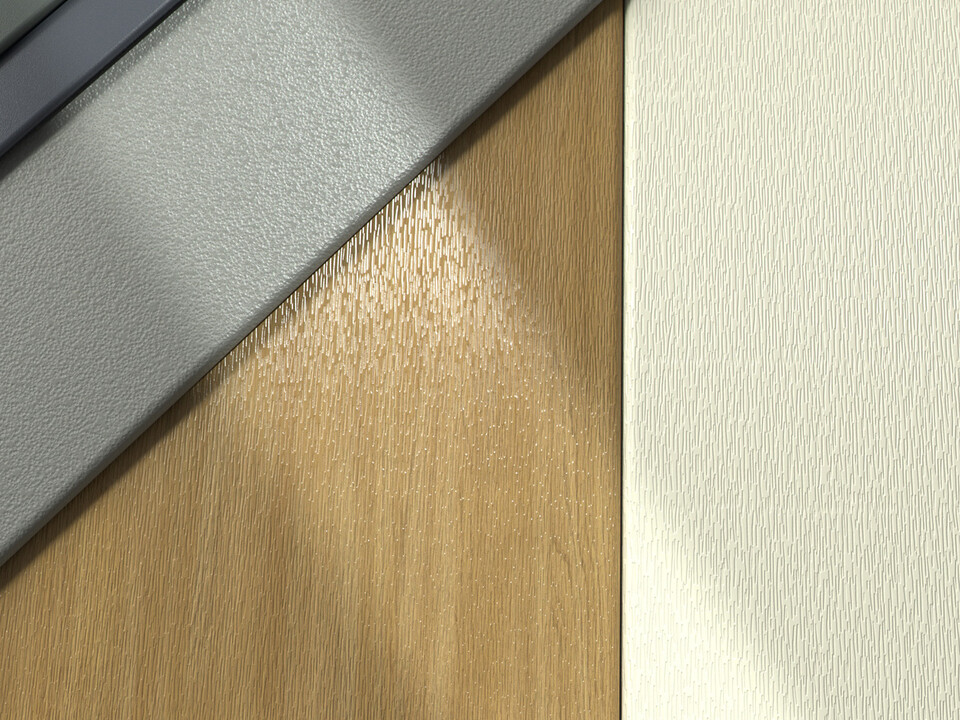 Edle Oberflächen in Kunststoff
